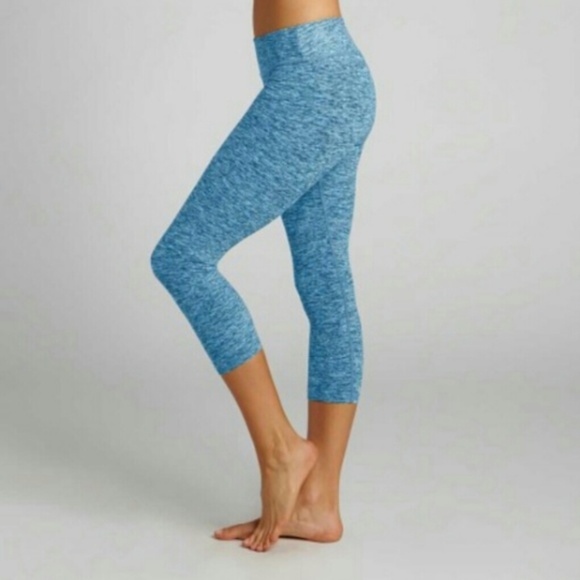 Beyond Yoga Pants - Beyond Yoga Blue Spacedye Capri Leggings